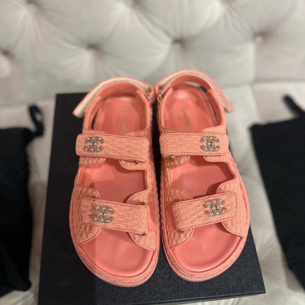 Chanel dad sandals size 37 - Picture 1 of 9